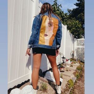 Hand Painted Jean Jacket